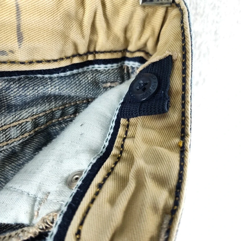 ✅👖🚨Vintage GAP Straight Fit Slim Blue Jeans Boy Size 5 Uncommon Look 📸SEE📏📸
